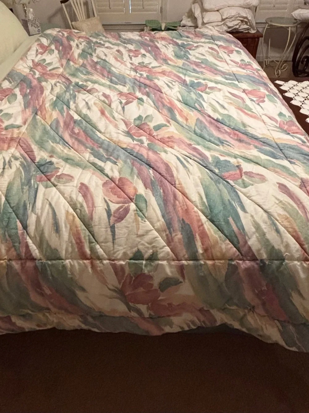 Vintage Croscill Sedona Print Twin Comforter